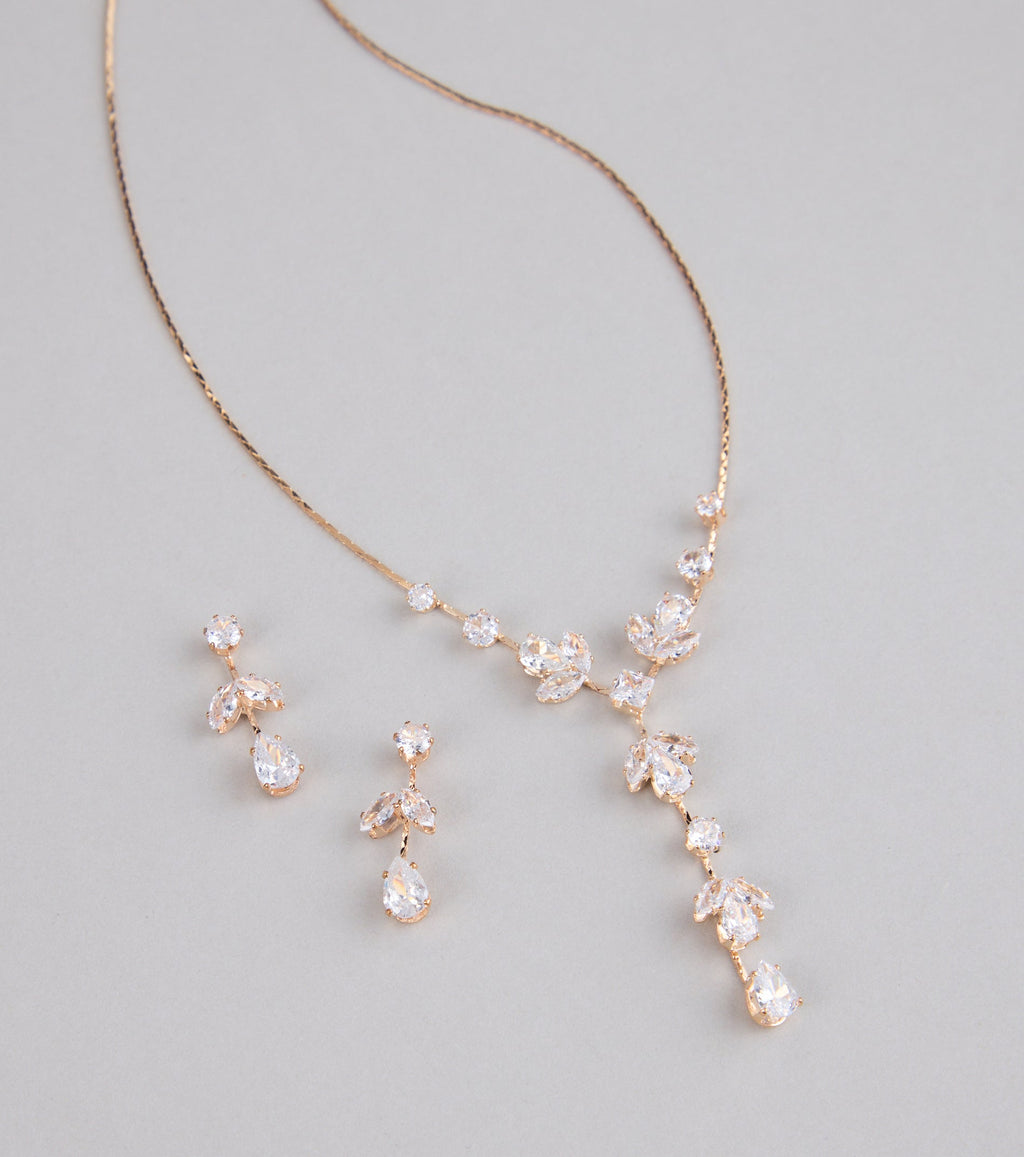 Garden Gala Cubic Zirconia Jewelry Set