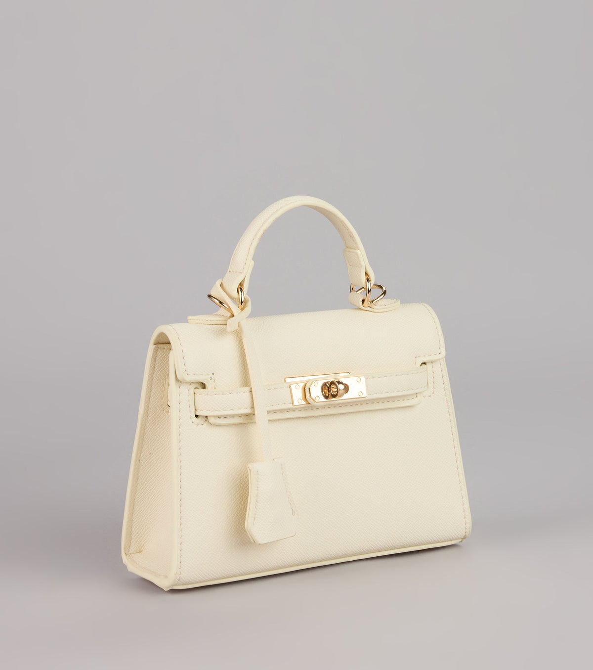 Little Luxe Twist Lock Mini Satchel Bag