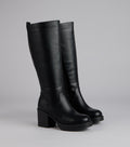 City Edge Wide Calf Platform Boots